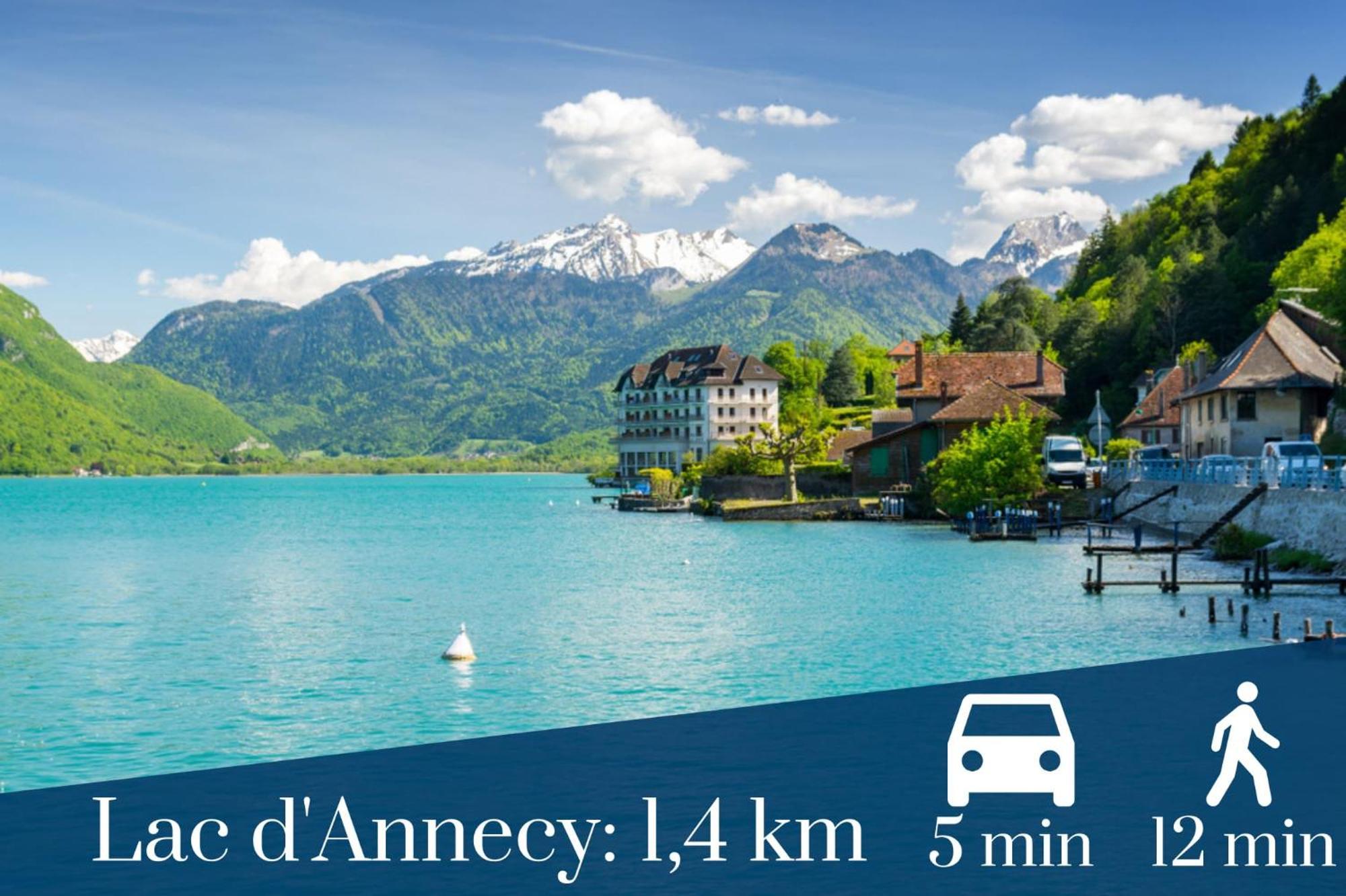 Homey Tidy - New / Proche Centre Annecy / Parking Gratuit / Logement Entierement Equipe Εξωτερικό φωτογραφία